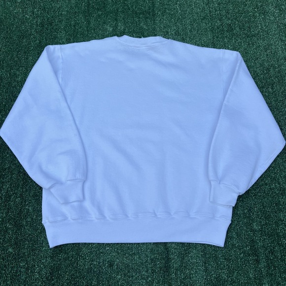VTG Russell Athletic Sweatshirt Mens Large White Boxy West Penn Open Tennis 90s - Picture 9 of 11